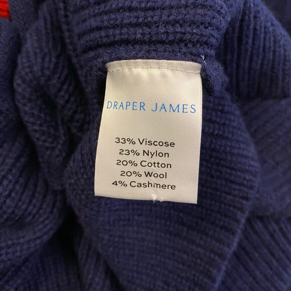 Tuckernuck Draper James Nassau Navy Sweater Mini Dress Size XXL Knit Preppy - Picture 8 of 9